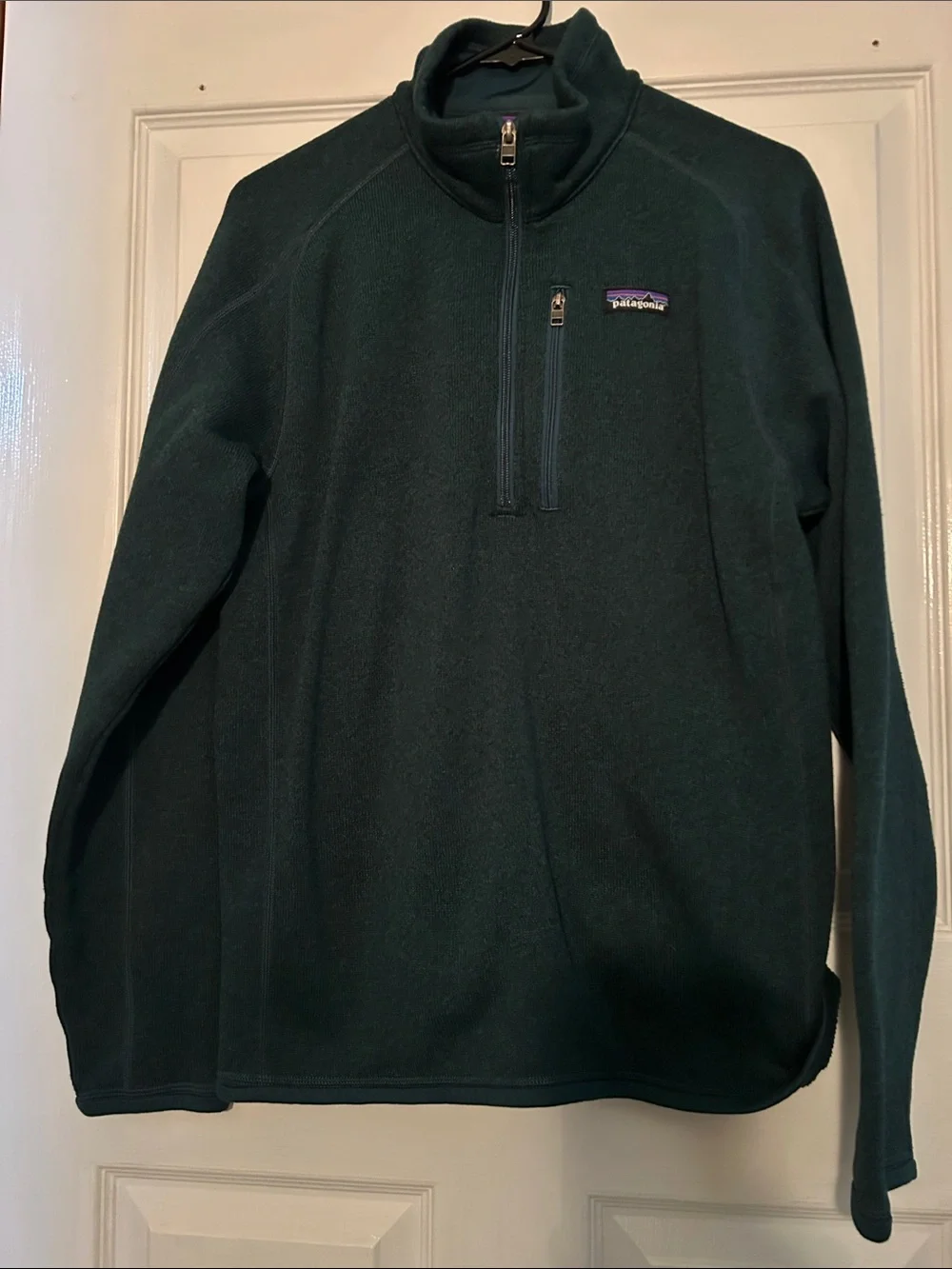 Patagonia Men's Better Sweater Dark Green Half-Zip Pullover